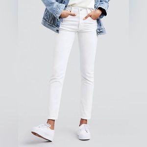 Levi’s 501 Stretch Skinny Women’s Jeans White Size 30